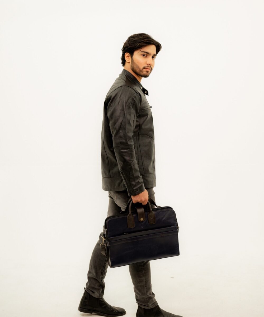 Racer Leather Jacket - Image 2