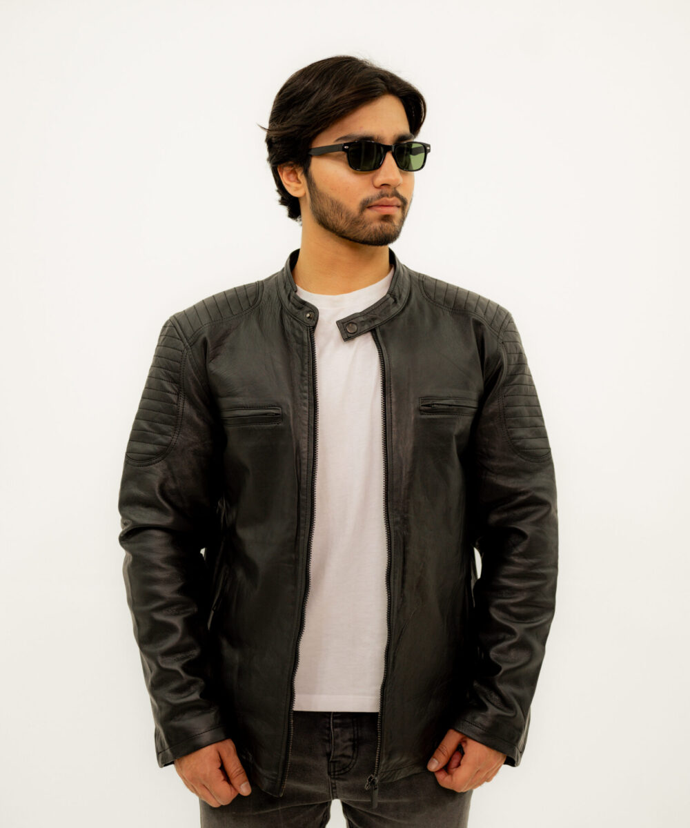 Biker leather Jacket - Image 5