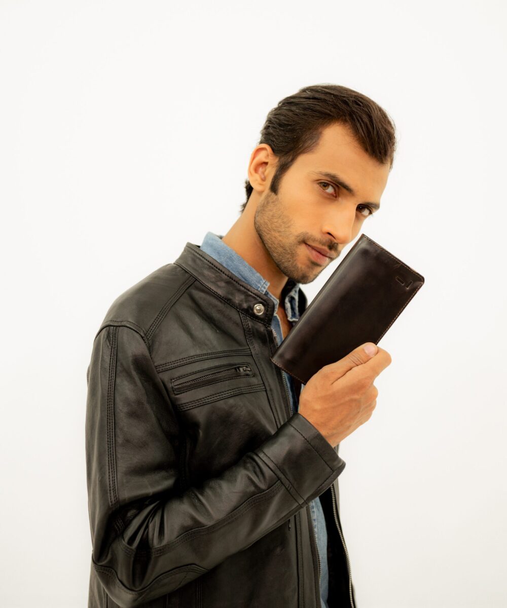 Black Racer Leather  Jacket