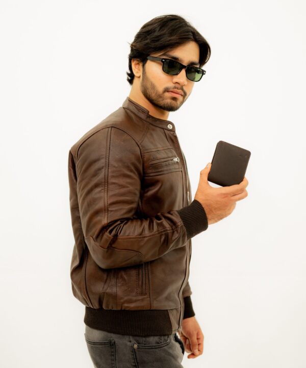 Moto Bomber Leather Jacket