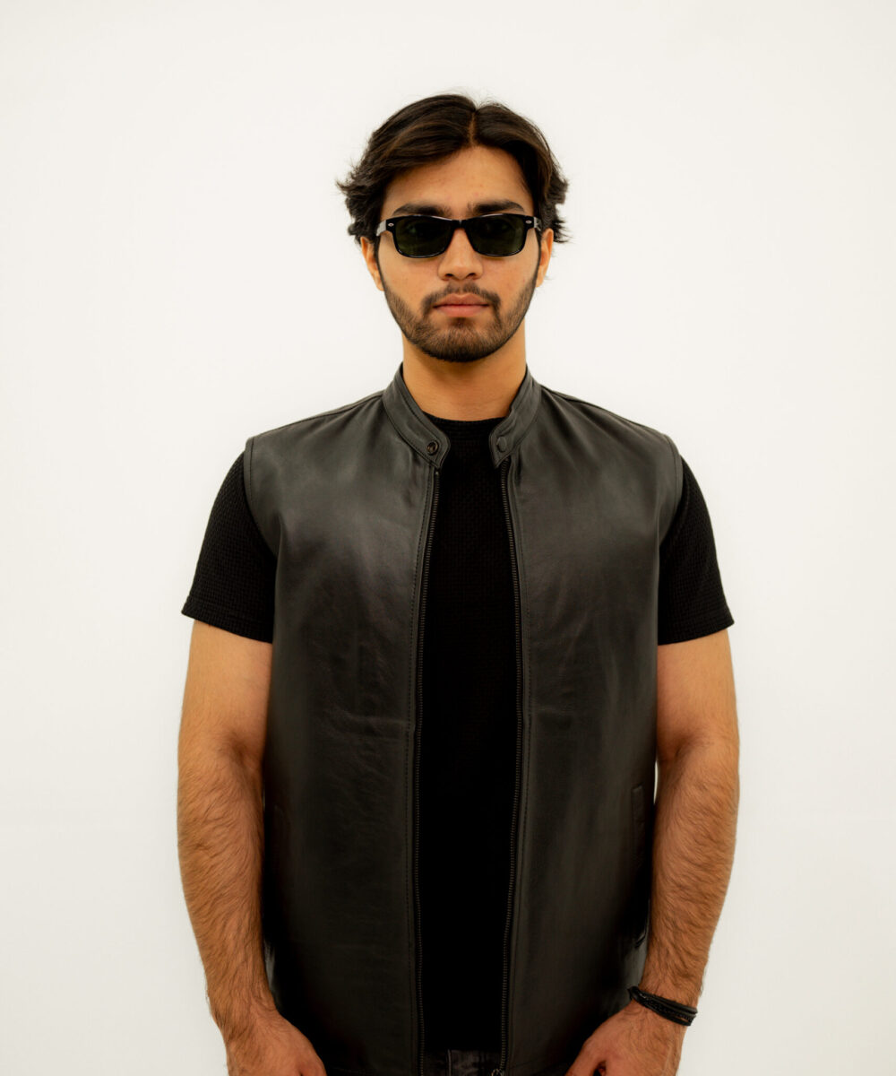 Classic Biker Leather Jacket - Image 5